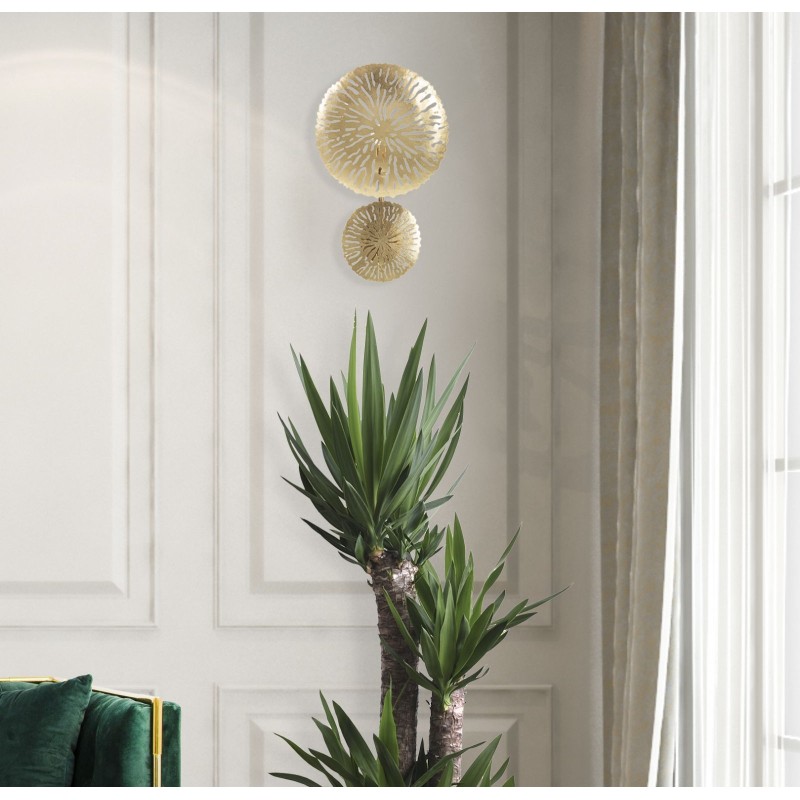 Aplique de pared GLAM Simple Glam – Iluminación sofisticada 28,5 x 8 x 46 cm