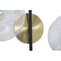 Aplique de pared GLAM Iron Black – Estilo industrial glamuroso y elegancia oscura 36x24x45 cm