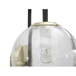 Aplique de pared GLAM Iron Black – Estilo industrial glamuroso y elegancia oscura 36x24x45 cm