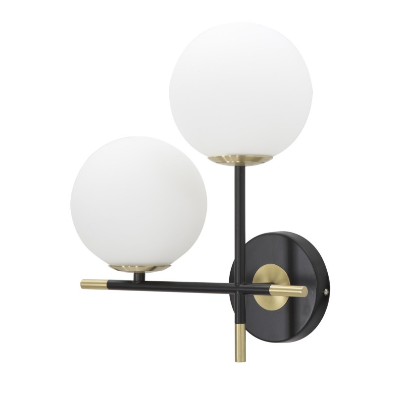 Aplique de pared doble GLAM Darky – Diseño glamuroso y estilo contemporáneo 30x17x35 cm