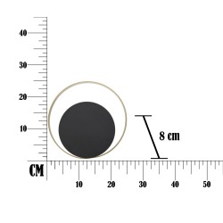 Aplique de pared GLAM Shuttle – Lujo futurista e iluminación sutil 25x8x25 cm