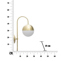 Aplique de pared GLAM GlamY Street – Estilo glam chic e iluminación moderna 19x31x51 cm