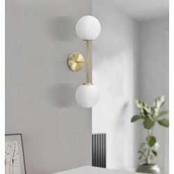 Aplique de pared GLAM GlamY Doppia – Elegancia y lujo contemporáneos 15x21x55 cm