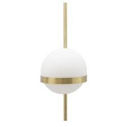 Aplique de pared circular GLAM GlamY – Diseño refinado y glamuroso 15x20x40 cm