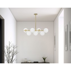 Lámpara de techo GLAM GlamY de 7 luces – Elegancia moderna y lujo 81x30x74 cm