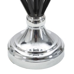 Lámpara de mesa GLAM Darky Silver – Luz elegante y glamurosa Ø28x56 cm