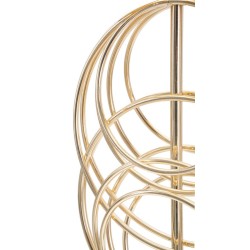 Lámpara de mesa circular GLAM – Diseño glamuroso y sofisticado Ø22,5 x 65 cm