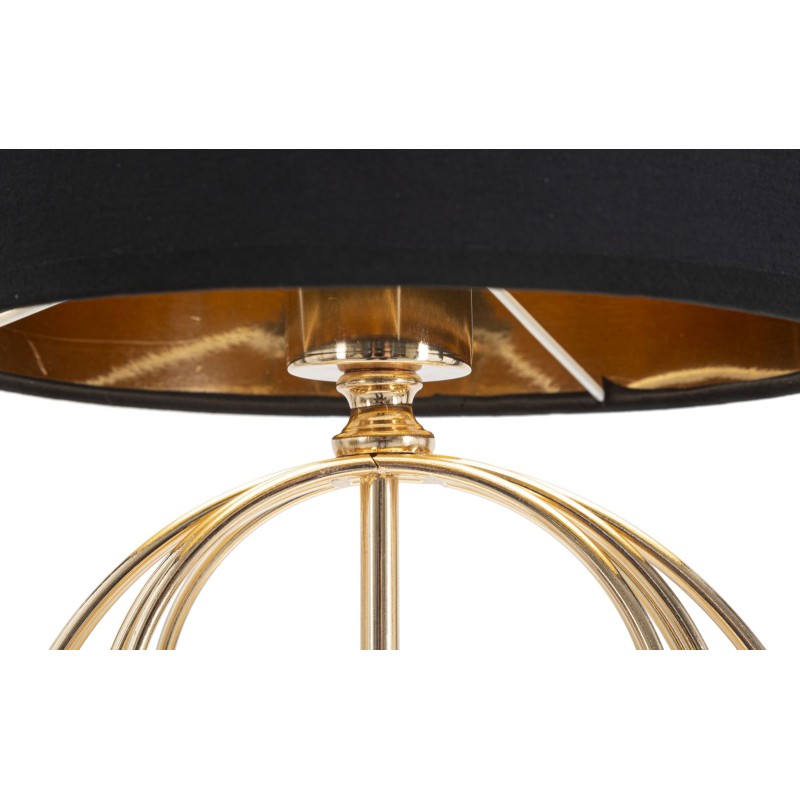 Lámpara de mesa circular GLAM – Diseño glamuroso y sofisticado Ø22,5 x 65 cm