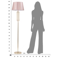 Lámpara de pie GLAM OVY – Iluminación glamurosa y elegante Ø40x168,5 cm