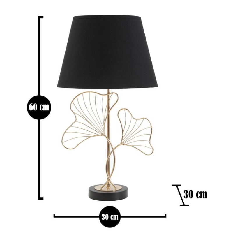 Lámpara de mesa GLAM Leaf – Ambiente natural y glamuroso Ø30x60 cm