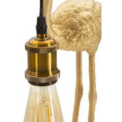 Lámpara de mesa GLAM Flamingo – Elegancia refinada 13 x 11,5 x 39,5 cm
