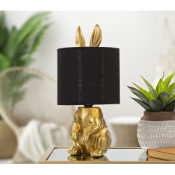 Lámpara de mesa GLAM Rabbit – Elegancia animal y luz glamurosa Ø20x43 cm
