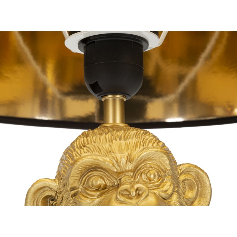 Lámpara de mesa GLAM Monkey Mum – Diseño animal chic y elegante Ø30x49 cm