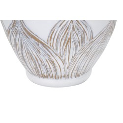 Lámpara de mesa ovalada de poliresina BOHO CHICH Atène – Luz elegante y bohemia Ø38x67 cm