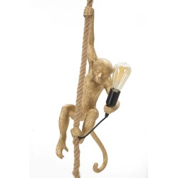 Lámpara de techo GLAM Gold Monkey – Diseño animal glamuroso y lujoso Ø27x32x60 cm