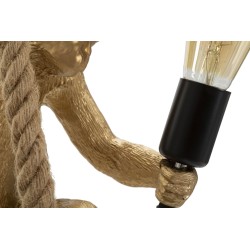 Lámpara de techo GLAM Gold Monkey – Diseño animal glamuroso y lujoso Ø27x32x60 cm