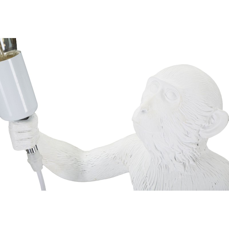 Lámpara de mesa GLAM White Monkey – Elegancia animal Ø26x34x55 cm