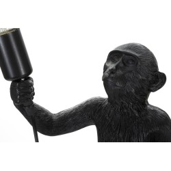 Lámpara de mesa GLAM Monkey, negra – Diseño elegante y ambiente chic Ø26x34x55 cm