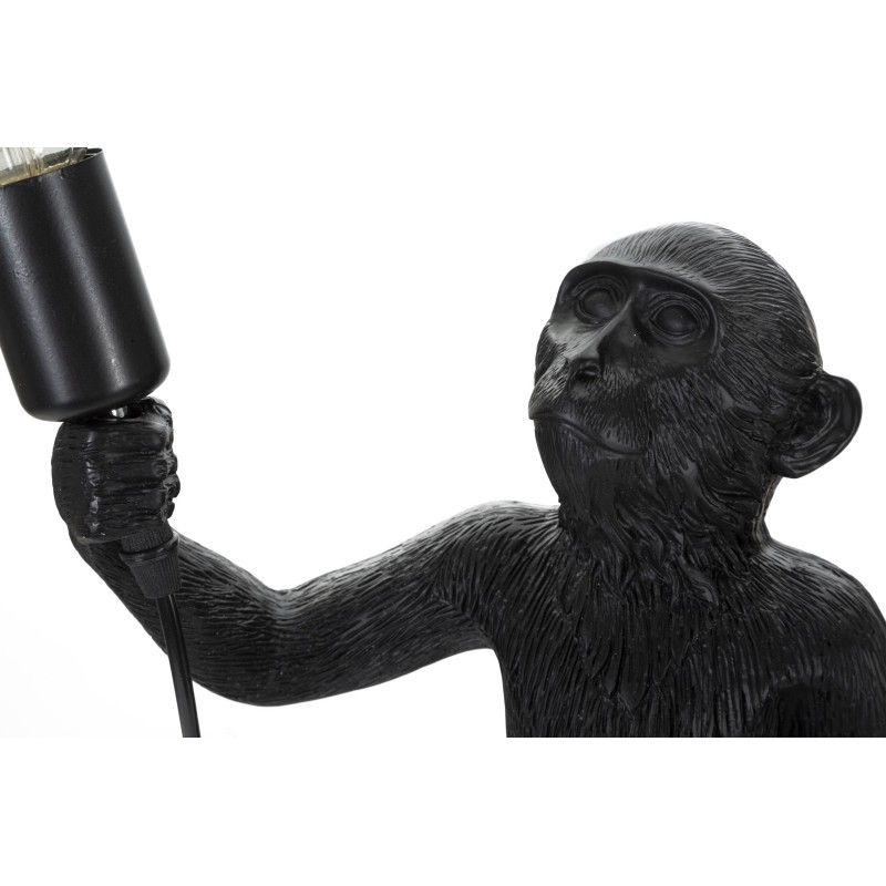 Lámpara de mesa GLAM Monkey, negra – Diseño elegante y ambiente chic Ø26x34x55 cm