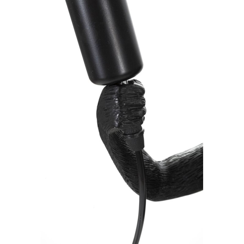 Lámpara de mesa GLAM Monkey, negra – Diseño elegante y ambiente chic Ø26x34x55 cm