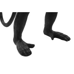 Lámpara de mesa GLAM Monkey, negra – Diseño elegante y ambiente chic Ø26x34x55 cm