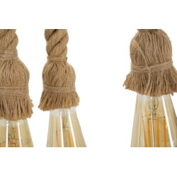 Lámpara de techo de bambú y cuerda – Estilo natural y elegante 80x15x120 cm