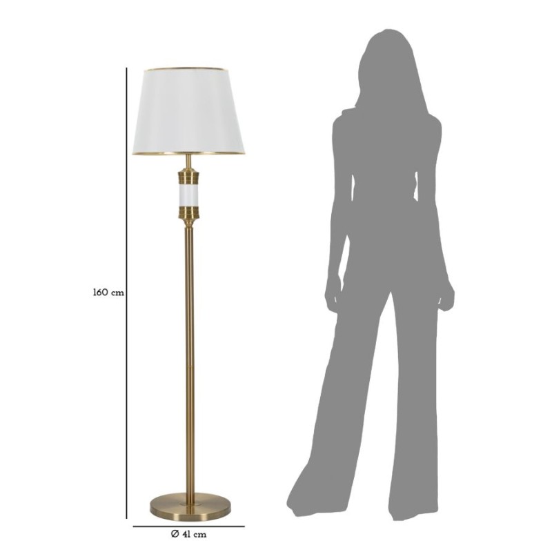 Lámpara de pie Whity – Elegancia minimalista Ø 41x160 cm