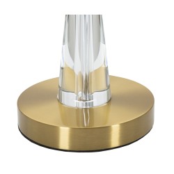 Lámpara de mesa de cristal – Elegancia glamurosa Ø 30x56 cm