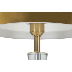 Lámpara de mesa de cristal – Elegancia glamurosa Ø 30x56 cm