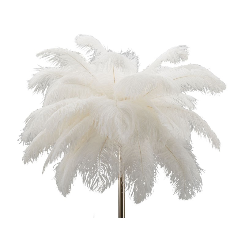 Lámpara de pie con forma de palmera blanca – Estilo glamuroso y natural Ø 55x160 cm