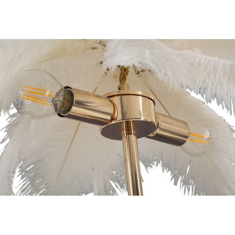 Lámpara de mesa Palm White – Elegancia Ø 40x55 cm