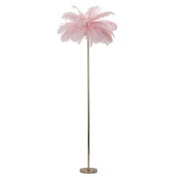 Lámpara de pie con palmera rosa – Elegancia colorida Ø 55x160 cm