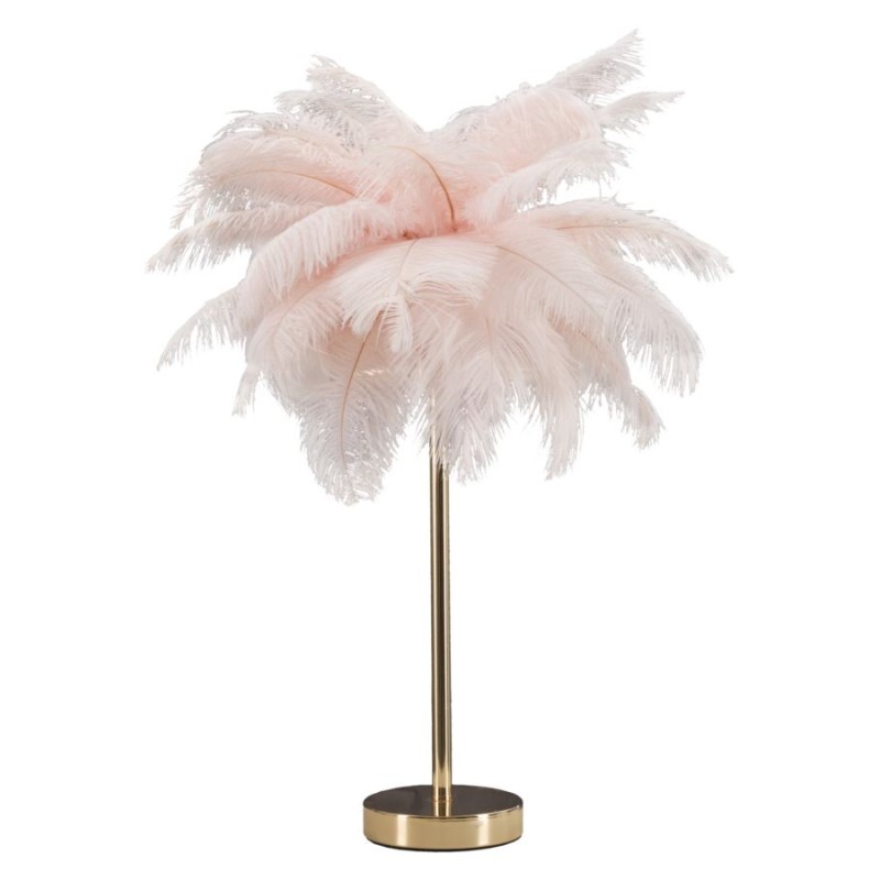 Lámpara de mesa Palm Pink – Estilo glamuroso Ø 40x55 cm