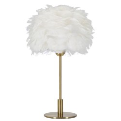 Lámpara de mesa Feather Ball – Elegancia y originalidad Ø 30x50 cm