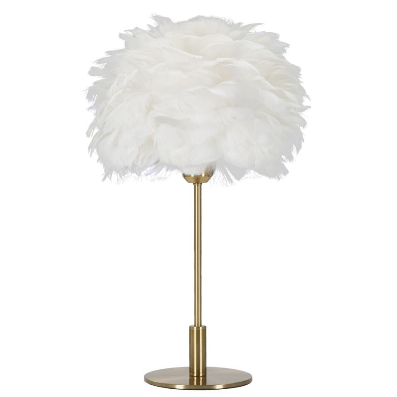 Lámpara de mesa Feather Ball – Elegancia y originalidad Ø 30x50 cm