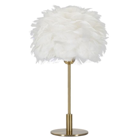 Lámpara de mesa Feather Ball – Elegancia y originalidad Ø 30x50 cm