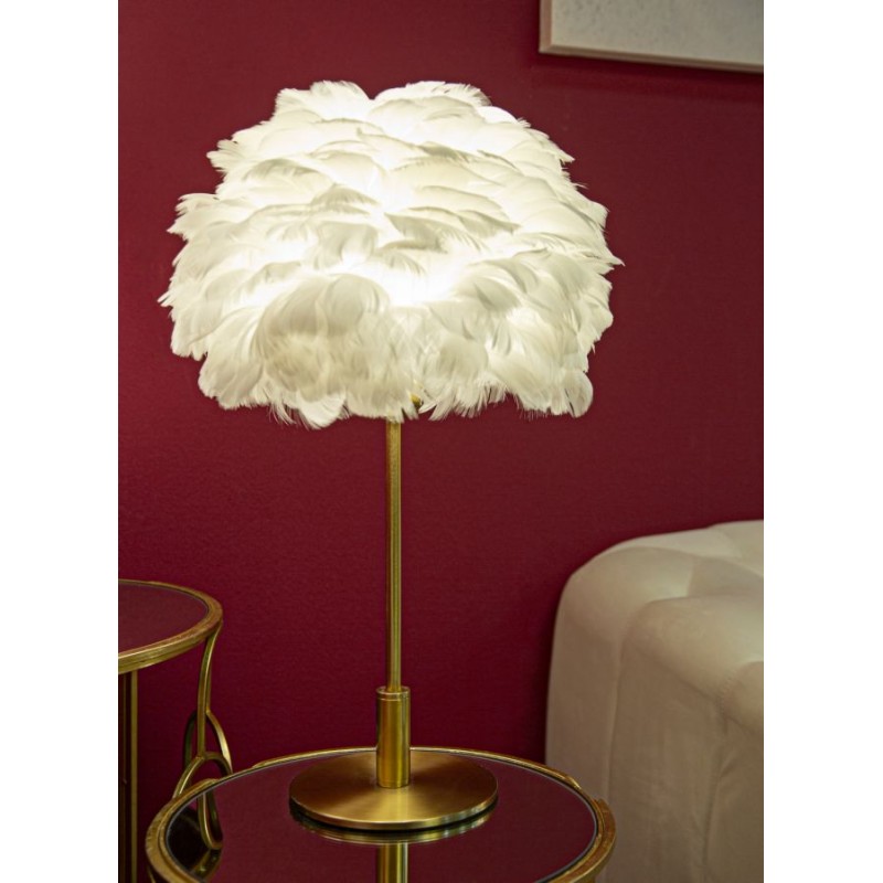 Lámpara de mesa Feather Ball – Elegancia y originalidad Ø 30x50 cm