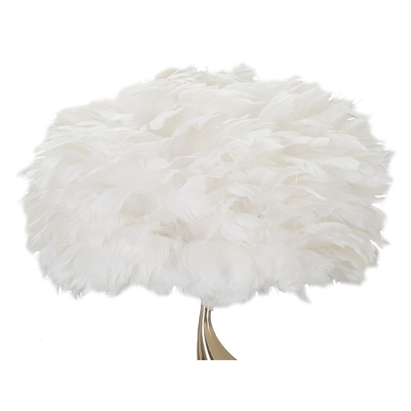 Lámpara de mesa blanca delgada – Elegancia contemporánea Ø 40x63 cm