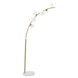 Lámpara de pie Glamy Arc 6 Luci – Lujo y glamour 130x45x220-246 cm