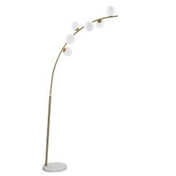 Lámpara de pie Glamy Arc 6 Luci – Lujo y glamour 130x45x220-246 cm