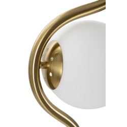 Lámpara de pie Glamy S 2 Luci – Estilo Glam Ø 25x168 cm