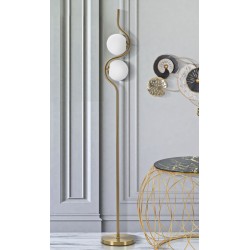 Lámpara de pie Glamy S 2 Luci – Estilo Glam Ø 25x168 cm