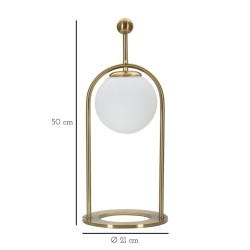 Lámpara de mesa Glamy Arc -B- – Glamour y elegancia Ø 21x50 cm