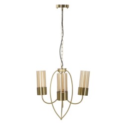 Lámpara de techo Versailles de 3 luces – Estilo glamuroso y clásico Ø 60 x 103 cm