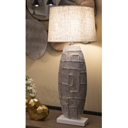 Lámpara de mesa Eclips Tower – Lujo contemporáneo Ø 38x90 cm