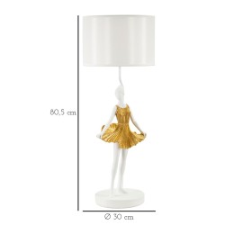 Lámpara de mesa Dancer – Glamour y elegancia Ø 32,5 x 90,5 cm