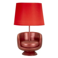 Lámpara de mesa roja estilo Mid-Century – Glam Ø 26 x 43 cm