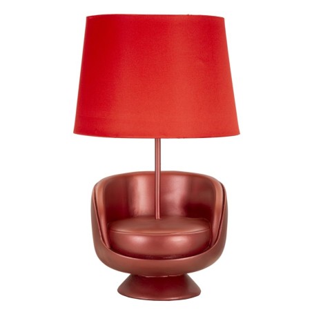 Lámpara de mesa roja estilo Mid-Century – Glam Ø 26 x 43 cm