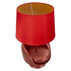 Lámpara de mesa roja estilo Mid-Century – Glam Ø 26 x 43 cm