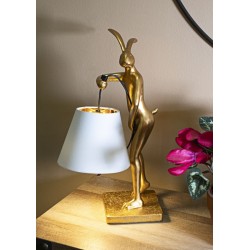 Lámpara de mesa con forma de conejo – Estilo minimalista 26x16x47 cm